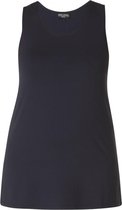 BASE LEVEL CURVY Alicia Top - Dark Blue - maat 2(50)