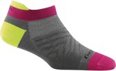 Darn Tough Run No Show Tab Ultra-Lightweight Running Sock Gray - Dames