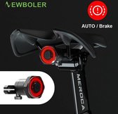 Achterlicht Fiets - Smart Achterlicht (Auto brake licht) - Fietsverlichting USB Oplaadbaar - Fietsverlichting Led