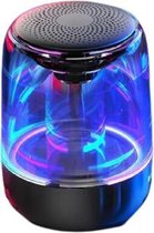 Bluethoot Speaker met LED Verlichting - Zwart - Draadloze Speaker - Wireless Speaker