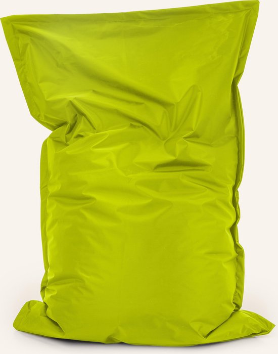 Drop & Sit Zitzak Nylon - Lime Groen - 115 x 150 cm - Voor binnen en buiten  | bol.com