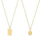 May Sparkle Sparkling Island Dames GiftsetKetting Staal - Goudkleurig