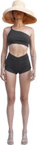 OLIVE  Assymetric Comfort BH Zonder Beugel - Lichte en Zachte Ondergoed Dames Volwassene - Ademende Sporttop Dames  / Lingerie Dames / Crop Top-S