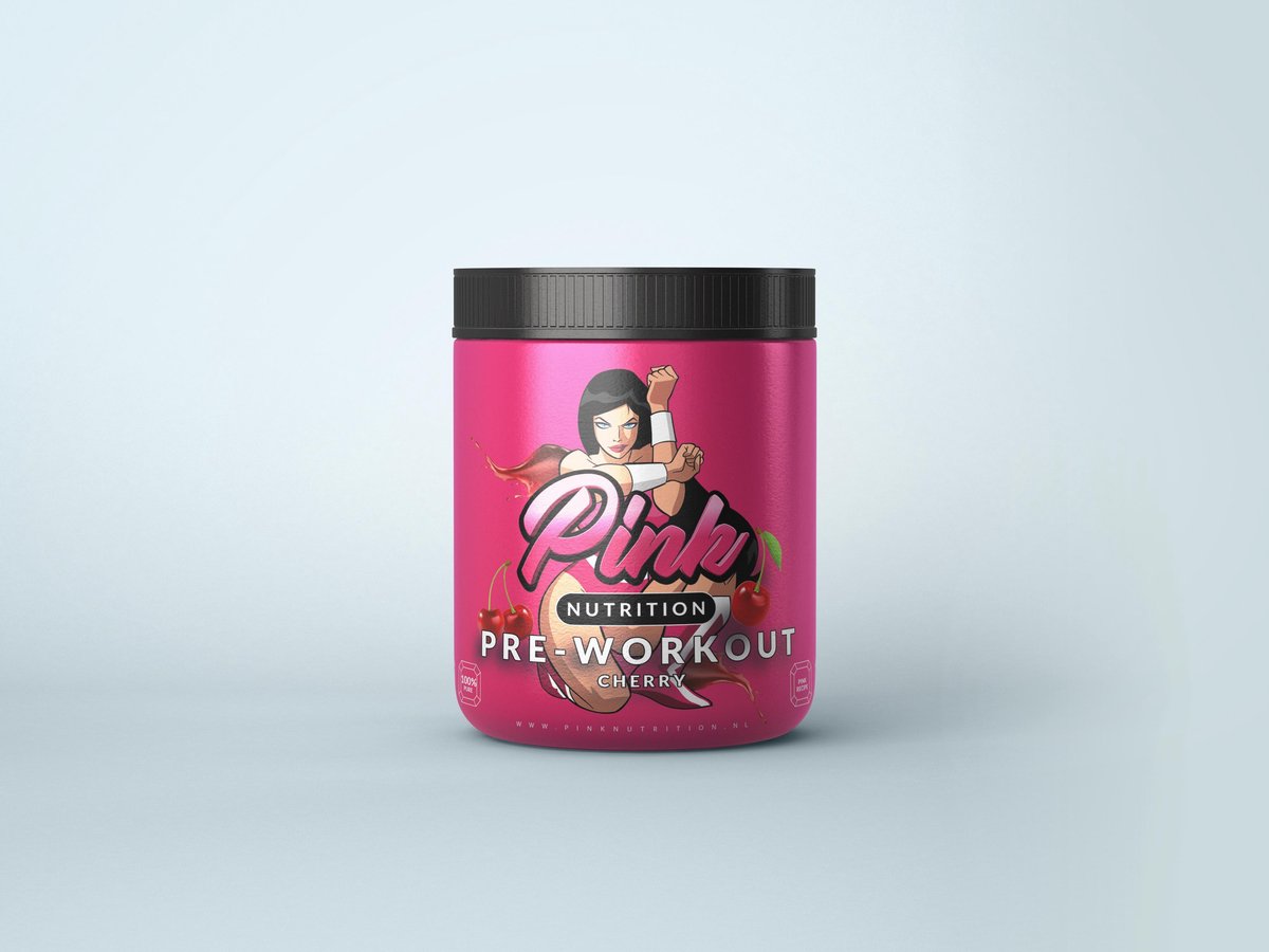 PINK NUTRITION PRE-WORKOUT CHERRY PRE- WORKOUT CHERRY 300 Gram
