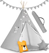 TOYZ Tipi-tent - 2 kussens - 120 x 120 x 165 cm - met Kussen kleed