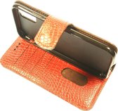 Made-NL vier pasjes  (Samsung Galaxy S20) book case rood baby krokodillen print glad leer robuuste