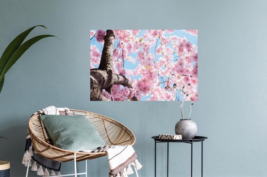 Stickers muraux - Film autocollant - Fleurs - Sakura - Arbre - 60x40 cm - Film adhésif - Stickers muraux muraux Chambre d'enfant - Papier peint autocollant - Papier peint autocollant - Film autocollant