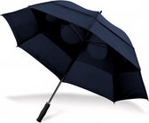 XL Stormproof Paraplu - Storm Bestendig - Ø ca. 130CM - Navy - Stormparaplu - Paraplu volwassenen