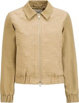 FAUND QUILTED Bomber Jacket Dames - Regular Fit Zomerjas Dames - Jassen Dames / Tussenjas Dames met Duo Voorzakken - Jas Dames met Ritssluiting - Jacket Women / Outdoorjas / Zomerjassen Dames