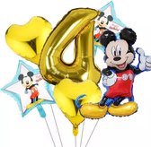 Disney Mickey Mouse Party Ballonnen 32Inch Nummer 4