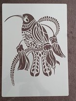 Ibis, stencil, A4, kaarten maken, scrapbooking