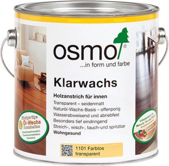 Blanke was - Osmo - Transparant - Zijdemat - Klarwachs 1101 - 2,5 L