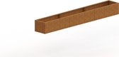 MySteel Cortenstaal plantenbak Texas xxl 3600x500 Inclusief Bodemplaat  - Hoogte: 600mm