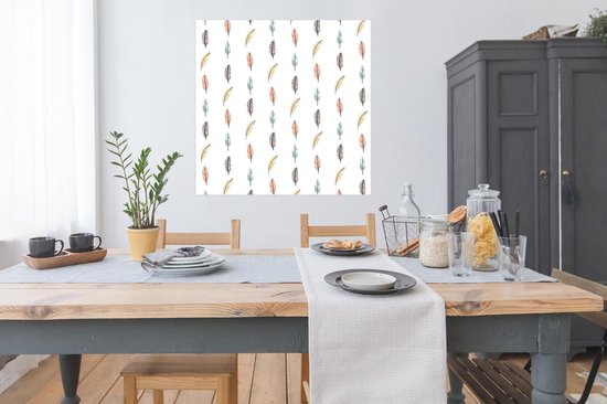 Poster Ressorts - Motifs - Pastel - 100x100 cm XXL