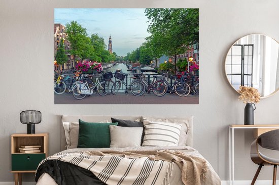 Affiche Amsterdam - Vélo - Canal - 180x120 cm XXL