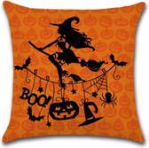 Kussenhoes Halloween - Witch 2 - Kussenhoes - Halloween - 45x45 cm - Sierkussen - Polyester