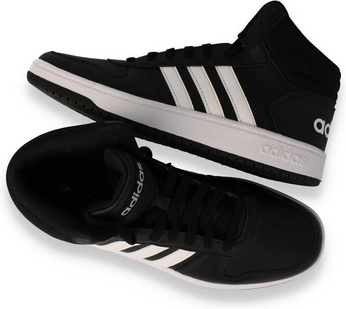 adidas hoops mid black