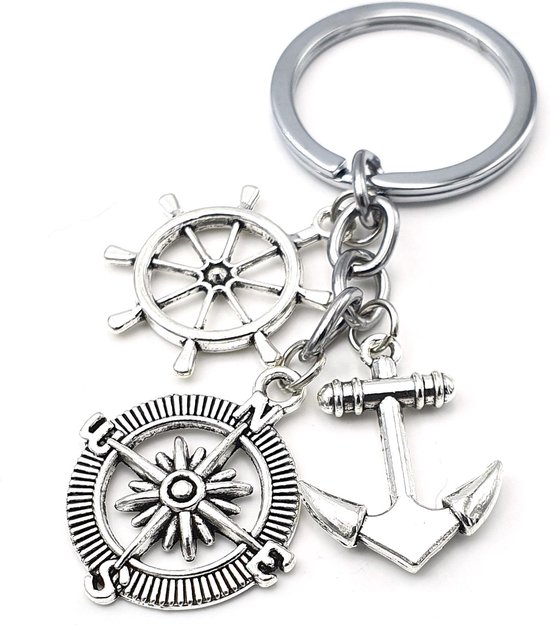 EXINOX Nautisches Armband Mit Anker - Edelstahl & Nylon Für Damen Und Herren