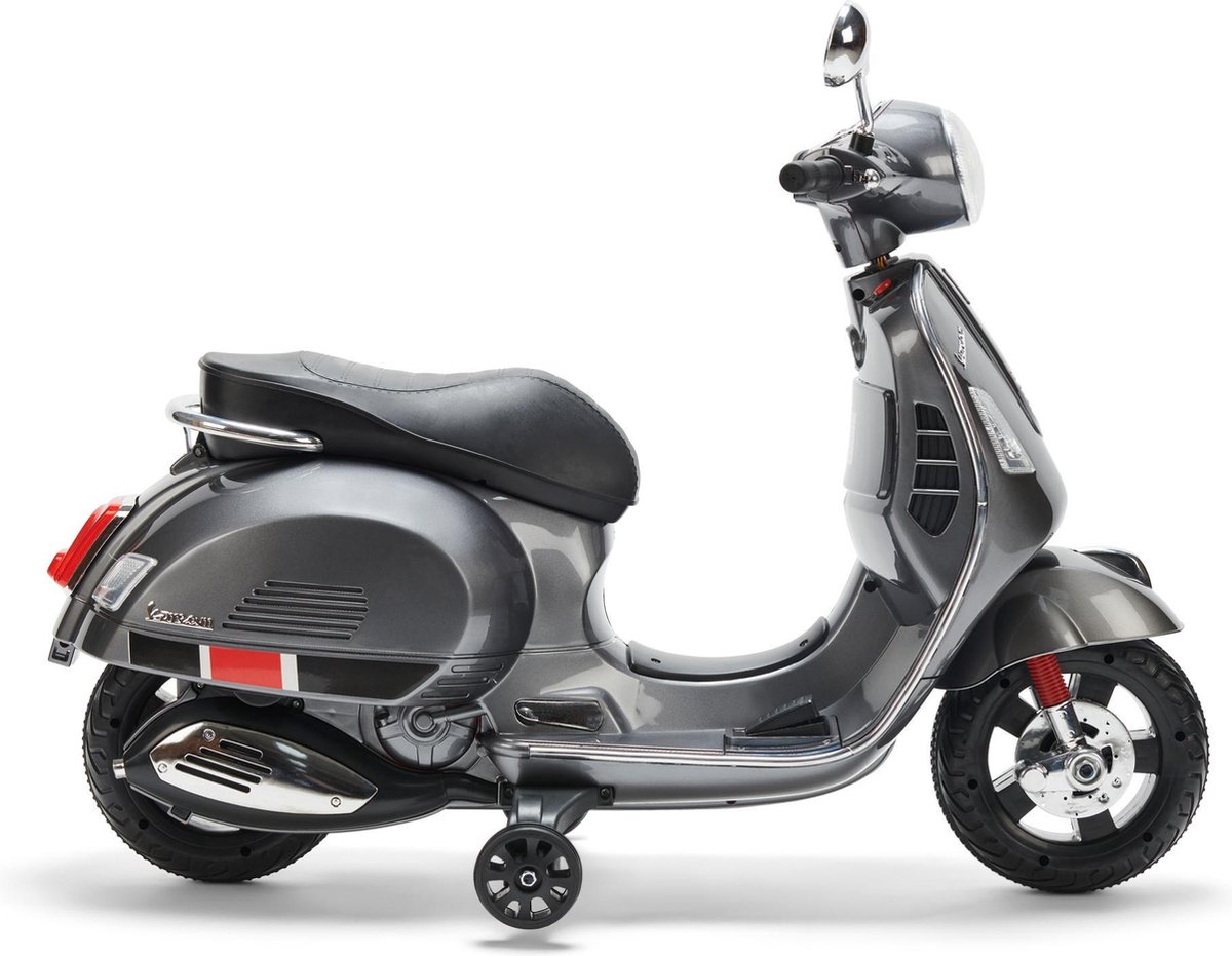 VESPA elektrische kinderscooter 12V Dark Grey | bol.com