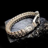 Paracord Armband met 925 Zilveren 3D Buddha Bedel (Spacer) van 12 gram Zilver, Stainless Steel (RVS) slot verstelbaar in 3 maten .