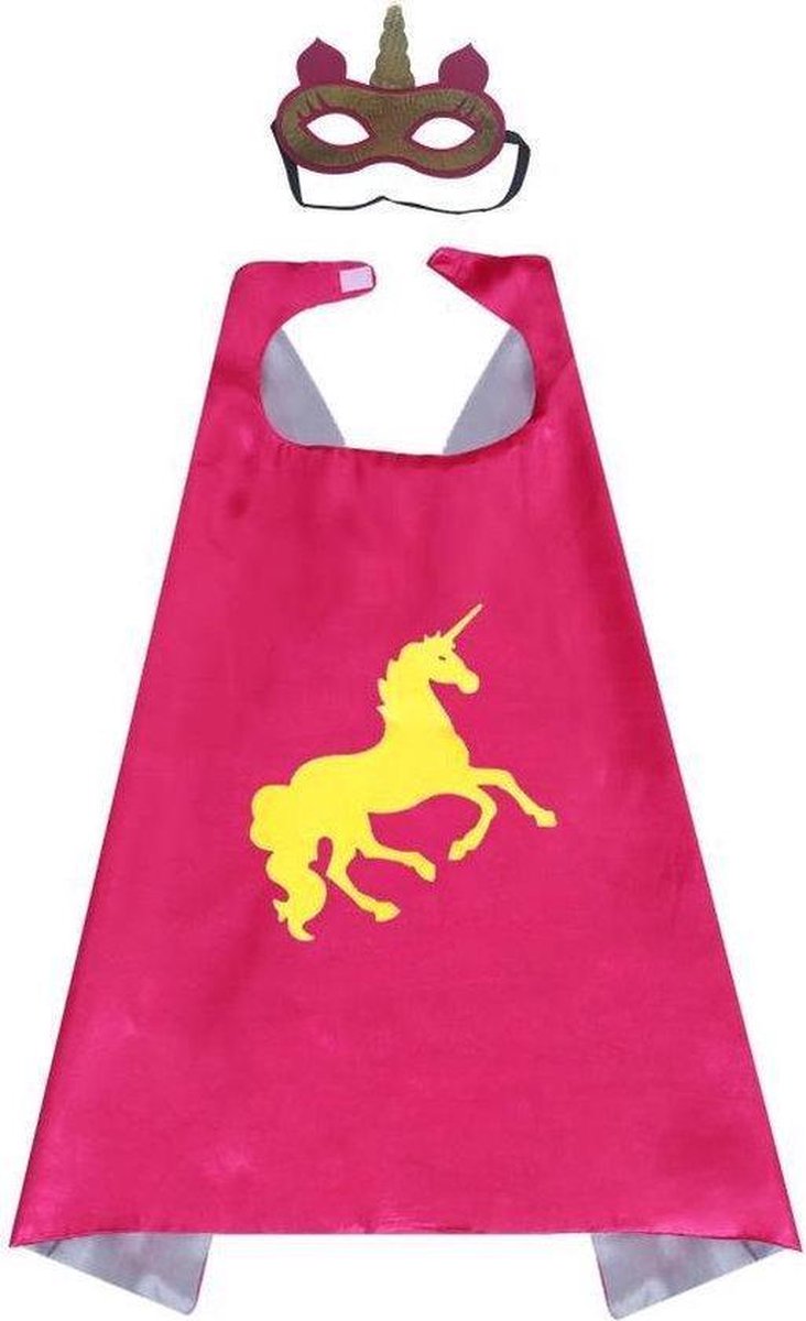 Uitdeelzakjes - Kostuum Kind - Eenhoorn - Unicorn Speelgoed - 3-Pack - Verkleedpak -Traktatie Uitdeelcadeautjes Kinderen - Cape - Masker - Verkleedkleding Meisje — afbeelding 4