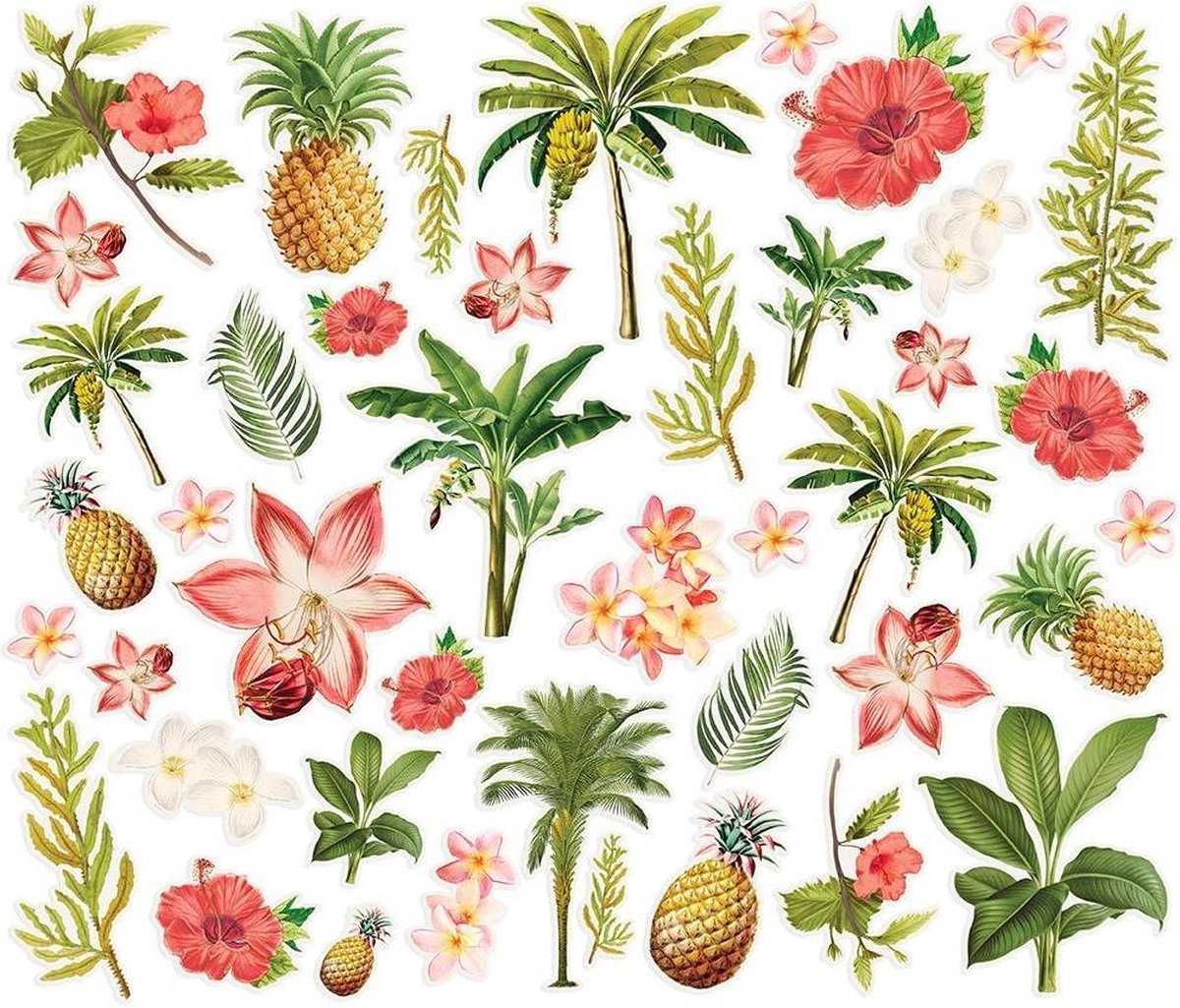 Simple Stories Simple Vintage Coastal Floral Bits (12718)