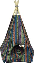 Tipi Tent Gypsy Circles - Hond & Kat - 68x65x78 cm