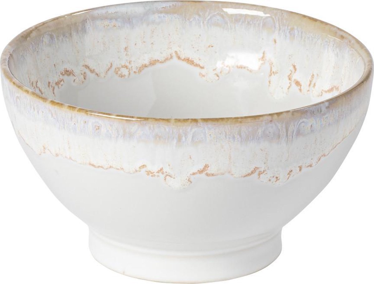 Costa Nova - servies - kom - Grespresso wit - aardewerk - 14,5 cm rond