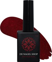 Rode gel glitter nagellak - Rude Ruby 031  Gel nagellak - 15ml - De Nagel Shop - Gelnagels Nagellak