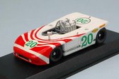De 1:43 Diecast Modelcar van de Porsche 908/3 #20 van de Targa Florio van 1970. De rijders waren Elford en Herrmann. De fabrikant van het schaalmodel is Best Model. Dit model is alleen online beschikbaar