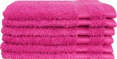 iBella washandjes - Roze - 6-pack - 16x21 cm