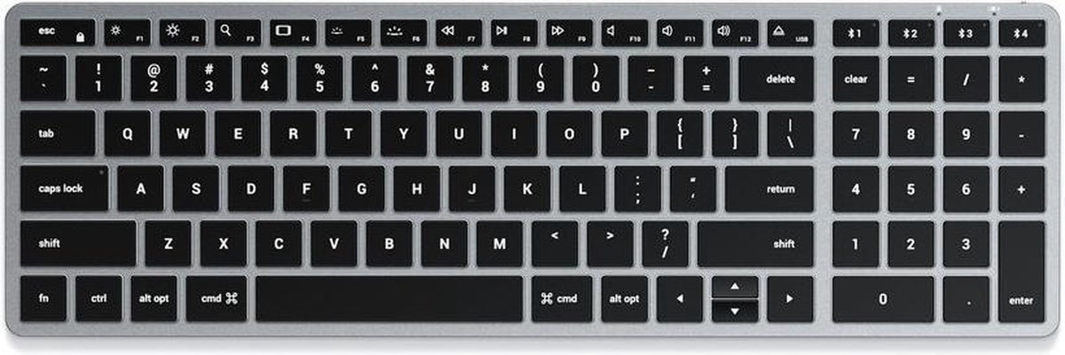 Satechi Slim X2 - Draadloos Bluetooth Toetsenbord -  Space Grey