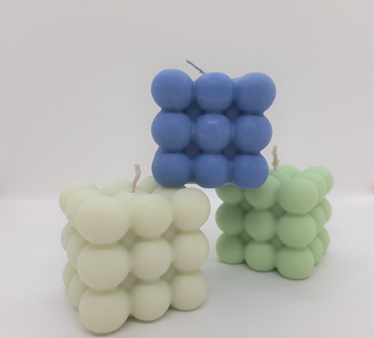 DIY pakket zelf kaarsen maken incl. kubus mal blauw - kaarsen maken pakket  - set -... | bol.com