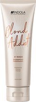 Indola Innova Blond Addict Shampoo 250 ml - Zilvershampoo vrouwen - Voor