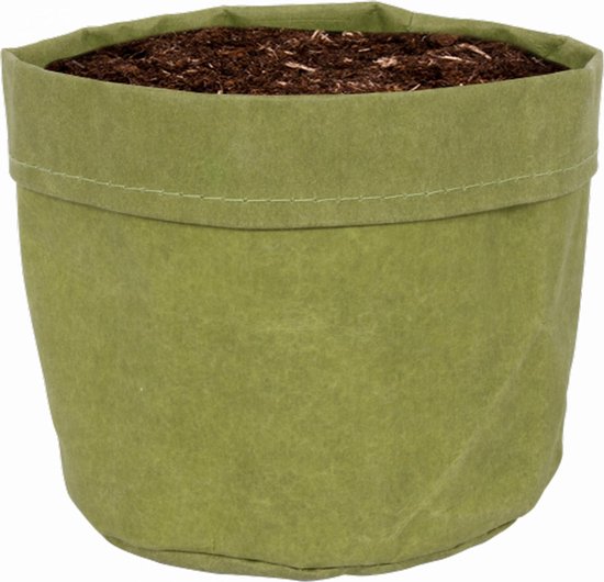 WL Plants - Trendy plantenzak - Kraft pot Easy Ø12 - Groen - Hoogte  ongeveer 12 cm -... | bol.com