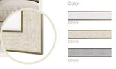 Wandspiegel DKD Home Decor Kristal Grijs Beige polyestyreen (56 x 2 x 76 cm) (3 pcs)