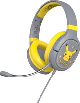 Pokémon Pikachu Pro G1 - koptelefoon - afneembare microfoon - verstelbaar - lange kabel
