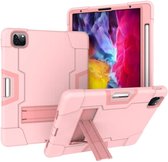 Shock Proof Standcase Hoes Geschikt voor: iPad Pro 11 (2020 / 2021) 11 inch - Roze