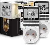 digitale timer met LCD-display, met meer dan 9 configureerbare schakelprogramma's