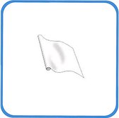 Witte Vlaggen - zonder print - set van 9 stuks