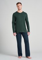 Schiesser – Fine Interlock – Pyjama – 175639 – Dark Green - 58