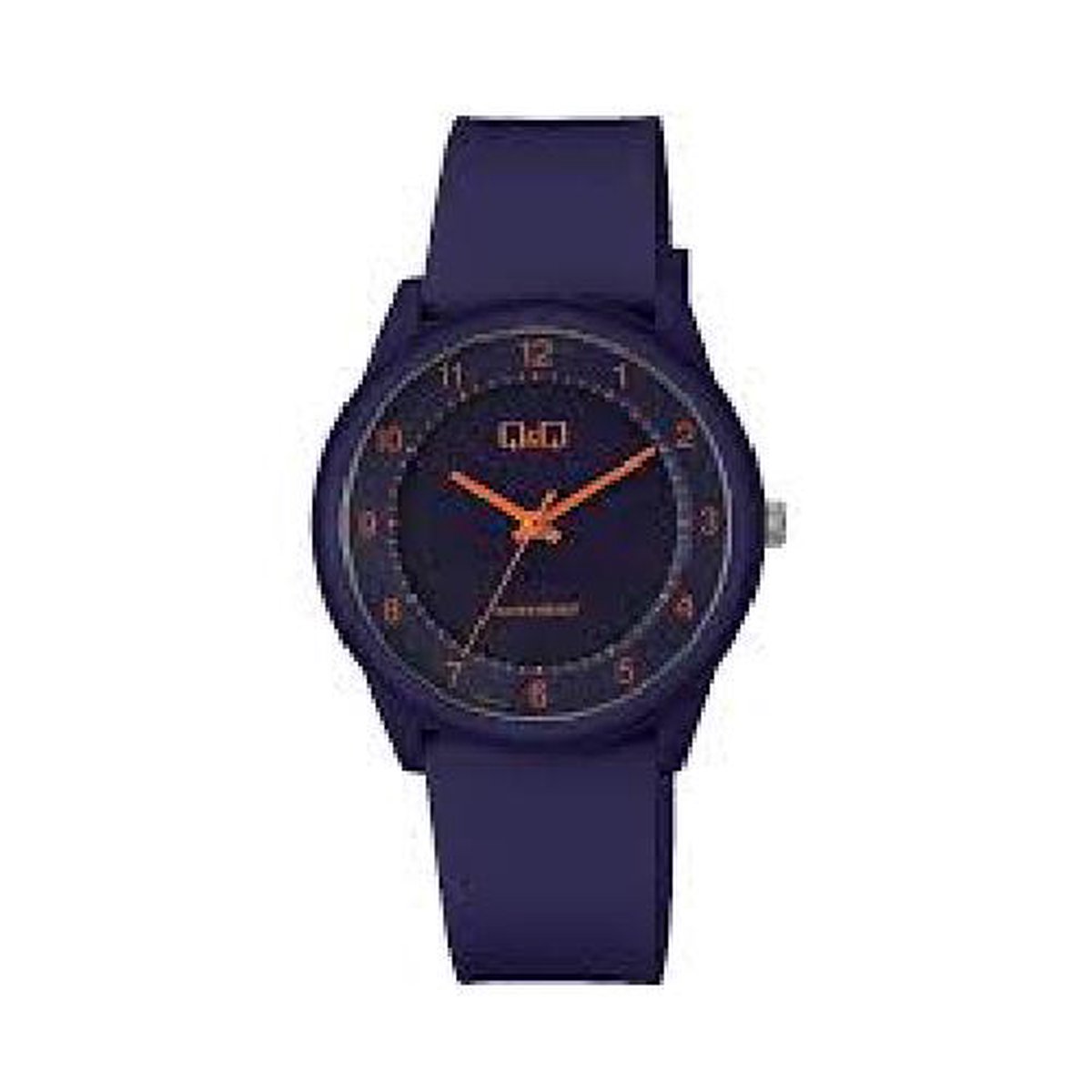 Mooi donkerblauw (sport ) horloge van QQ model vs60j011y 3 bar waterdicht , lichtgewicht