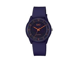 Mooi donkerblauw (sport ) horloge van Q&Q model vs60j011y  3 bar waterdicht , lichtgewicht