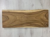 Boomstam boomstam wandplank - suar hout - onbewerkt - 80cm x 30cm x 2cm
