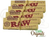 RAW Connoisseur Organic 1 1/4 Size + tips Vloei - Vloeipapier - Rolling paper (Smoking) - Korte Vloei - 4 stuks