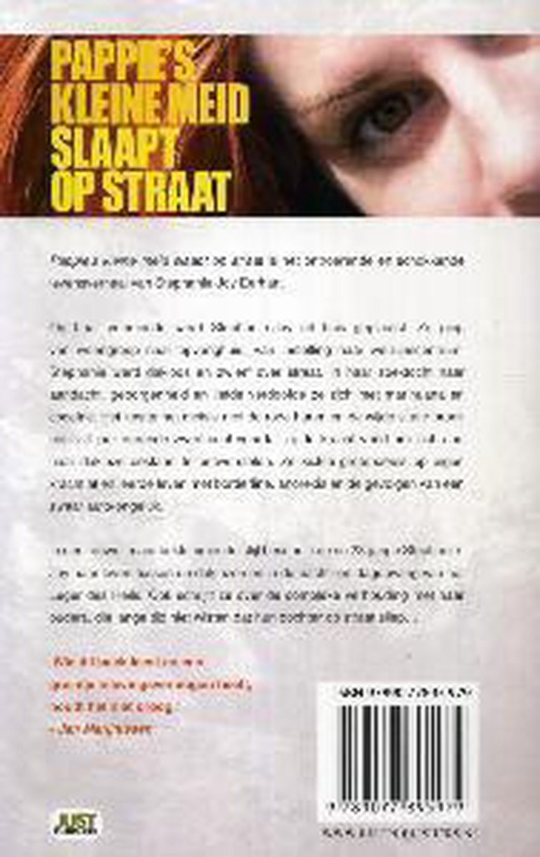 Pappie's kleine meid slaapt op straat - back cover