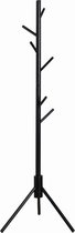 Kapstok kinderkamer - staande kinderkapstok - 130 cm hoog - zwart