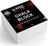 U Fit One 1 Stuk Magnesium Chalk Blok - Gym Chalk Block - Turnen - Paaldansen - Klimmen - Crossfit - Gewicht Heffen - ufitone