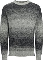 JACK&JONES PLUS SIZE JORMORGAN KNIT CREW NECK BLK PS Heren Trui - Maat EU3XL US1XL