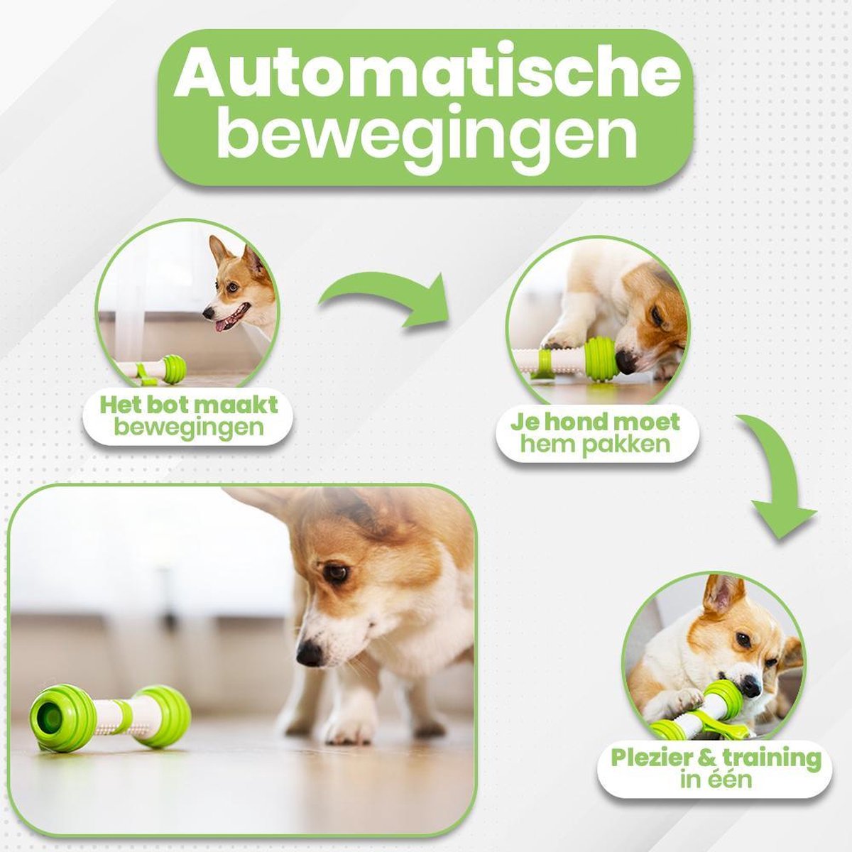 Puppy Speelgoed - Automatische Bewegende Honden Bal